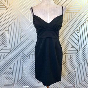Black Halo Magnus Sheath Cocktail Dress in Black
